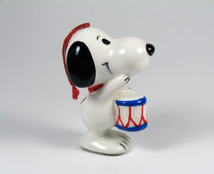 1975 - 76 Bicentennial Series Christmas Ornament - Snoopy Drummer - snoopn4pnuts.com