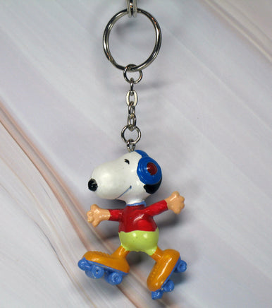 Snoopy Roller Skating PVC Key Chain - snoopn4pnuts.com