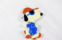 Snoopy Joe Cool Rollerskater Magnet