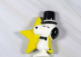 Snoopy Top Hat Star Magnet - snoopn4pnuts.com