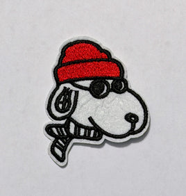 Snoopy Joe Cool Wearing Hat Patch