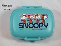Peanuts Safe and Secure Pill Box With 8 Compartments - Perfect Size For Purse and Traveling! - snoopn4pnuts.com