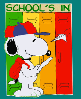 School's In Snoopy Flag