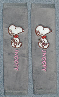 Snoopy Plush Seat Belt Pad Set (2)