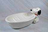 Snoopy Vintage Ceramic Soap Dish (Foot Repaired/Otherwise Mint)