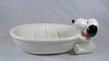 Snoopy Vintage Ceramic Soap Dish (Foot Repaired/Otherwise Mint)