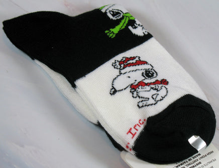 Snoopy Crew - Length Socks With Glitter Accents - snoopn4pnuts.com