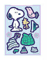 "Dress Snoopy and Woodstock" Winter Outfits Sticker Sheet - snoopn4pnuts.com
