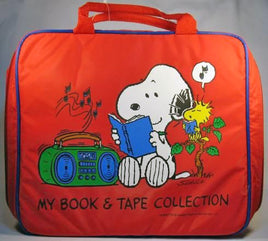 Snoopy Book And Tape Collection Tote Bag (NEAR MINT)