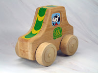Snoopy Vintage Wooden Race Car (Missing 1 Small Sticker) - snoopn4pnuts.com
