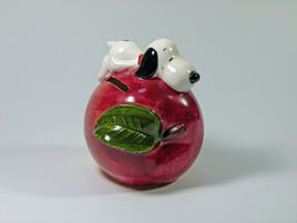 Snoopy Vintage Apple Bank - RARE!