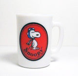 Avon Milk Glass Mug - Snoopy Flying Ace