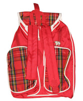 Kids Plaid Snoopy Backpack With Zippered Side Pockets - snoopn4pnuts.com