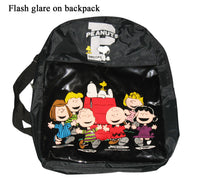 Kids Snoopy Backpack With Glossy Vinyl-Covered Front