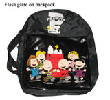 Kids Snoopy Backpack With Glossy Vinyl-Covered Front
