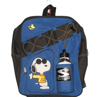 Snoopy Joe Cool Full-Size Backpack With Water Bottle