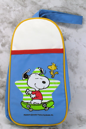 Snoopy Vintage Vinyl Shoe Bag / Toiletries Bag (Great For Travelling!) - snoopn4pnuts.com