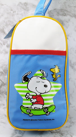 Snoopy Vintage Vinyl Shoe Bag / Toiletries Bag (Great For Travelling!) - snoopn4pnuts.com