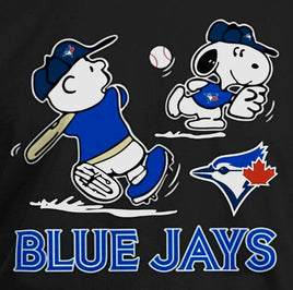 Snoopy Professional Baseball Indoor/Outdoor Waterproof Vinyl Decal - Toronto Blue Jays