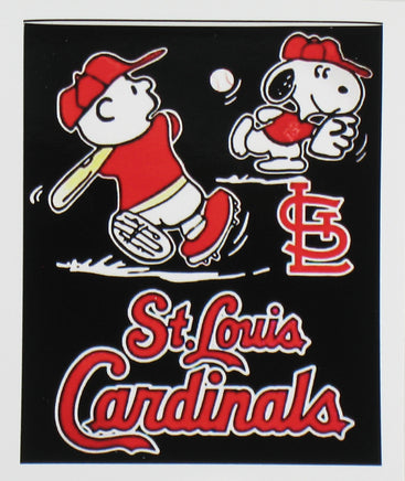 Snoopy Professional Baseball Indoor/Outdoor Waterproof Vinyl Decal - St. Louise Cardinals - snoopn4pnuts.com