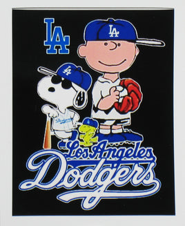 Snoopy Professional Baseball Indoor/Outdoor Waterproof Vinyl Decal - Los Angeles Dodgers - snoopn4pnuts.com