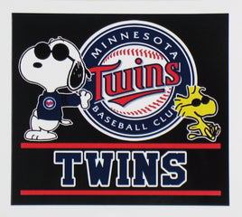 Snoopy Professional Baseball Indoor/Outdoor Waterproof Vinyl Decal - Minnesota Twins - snoopn4pnuts.com