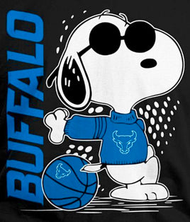 Snoopy College Basketball Indoor/Outdoor Waterproof Vinyl Decal - Buffalo Bulls