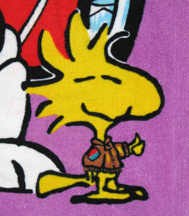 Joe Cool and Woodstock Beach Towel - TOO COOL (Near Mint) - snoopn4pnuts.com