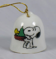 Peanuts Micro Porcelain Bell Ornament - Snoopy and Woodstock (Only 1