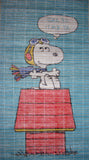 Snoopy Vintage Shoji Corded Blinds / Room Divider / Wall Decor - Flying Ace
