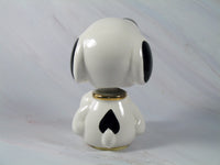 Snoopy Joe Cool Imported Porcelain Bobblehead With Gold Plated Collar (New But Near Mint) - snoopn4pnuts.com