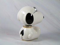 Snoopy Joe Cool Imported Porcelain Bobblehead With Gold Plated Collar (New But Near Mint) - snoopn4pnuts.com