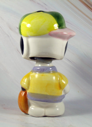 Snoopy Imported Ceramic Bobblehead - Baseball - snoopn4pnuts.com