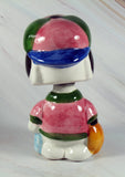 Snoopy Imported Ceramic Bobblehead - Baseball (New But Near Mint)