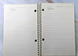 Spike Vintage Spiral-Bound Assignment Book