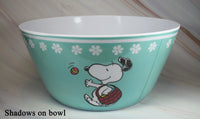 Snoopy Large 10" Melamine Easter Bowl - Great For Holding Easter Eggs, Candy, Etc.! (New But Near Mint) - snoopn4pnuts.com