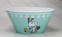 Snoopy 6" Melamine Cereal / Ice Cream Bowl - Hippity Hoppity Easter! - snoopn4pnuts.com
