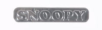 Snoopy Thick Faux - Chrome Self - Adhesive Car, Laptop, Luggage Vinyl Emblem (5 Designs To Choose From) - snoopn4pnuts.com