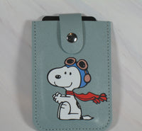 Peanuts Leather Credit Card Holder - Flying Ace