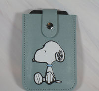 Peanuts Leather Credit Card Holder - Snoopy Sitting