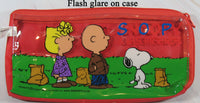 Peanuts Nylon Pencil Bag With Clear Vinyl Front