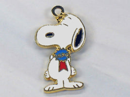Snoopy HERO Cloisonne Charm With Clasp (Larger Than Average Cloisonne Charm) - snoopn4pnuts.com
