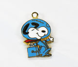 Snoopy Astronaut Cloisonne Charm