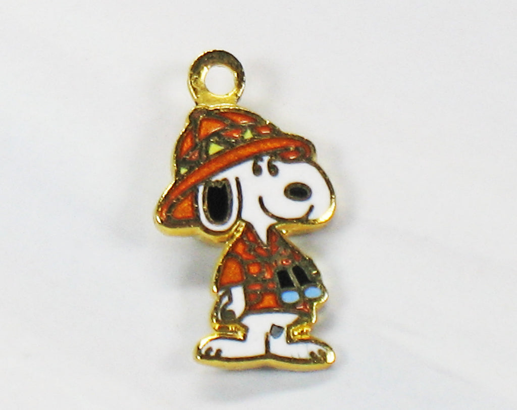 Snoopy Safari Cloisonne Charm
