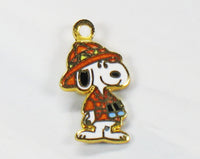 Snoopy Safari Cloisonne Charm