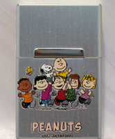 Snoopy Hinged Aluminum Cigarette Case - Peanuts Gang