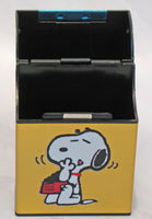 Snoopy Hinged Aluminum Cigarette Case - Eating - snoopn4pnuts.com