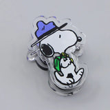 Snoopy Durable Acrylic Bag Clip (Great For Holding Papers Too) - Beagle Scout