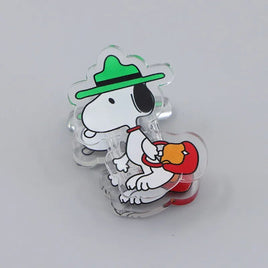 Snoopy Durable Acrylic Bag Clip (Great For Holding Papers Too) - Beagle Scout - snoopn4pnuts.com