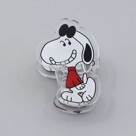 Snoopy Durable Acrylic Bag Clip (Great For Holding Papers Too) - Joe Cool - snoopn4pnuts.com